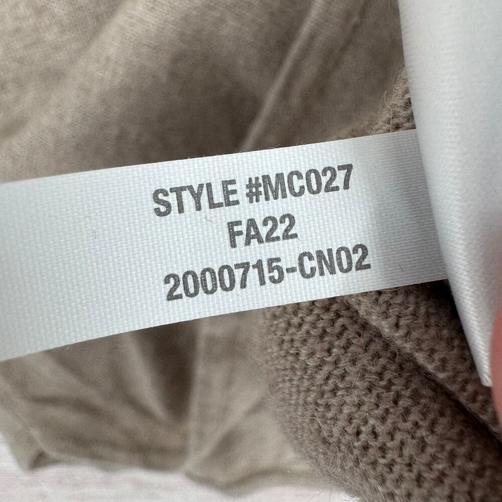 Madewell Ashbury Mockneck Sweater Womens XXS Beige Merino Wool Alpaca NEW - Picture 10 of 14